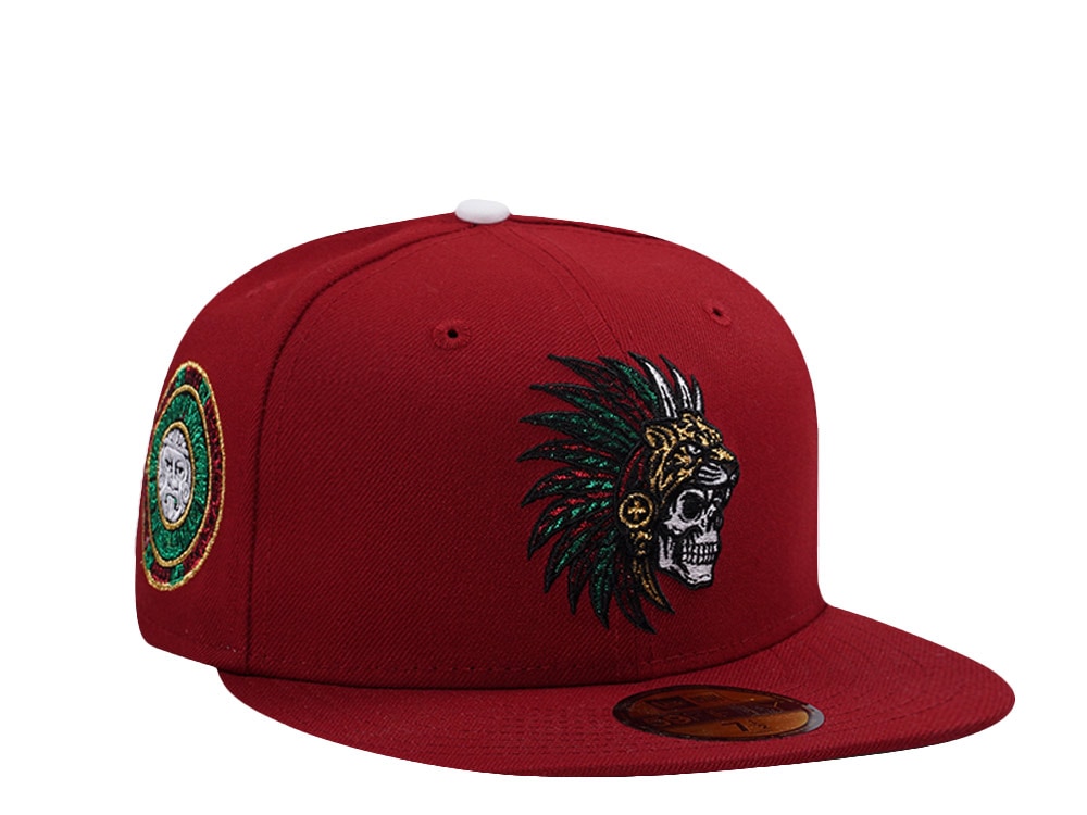 New Era Mexico Warrior Red Prime Edition 59Fifty Fitted Cap