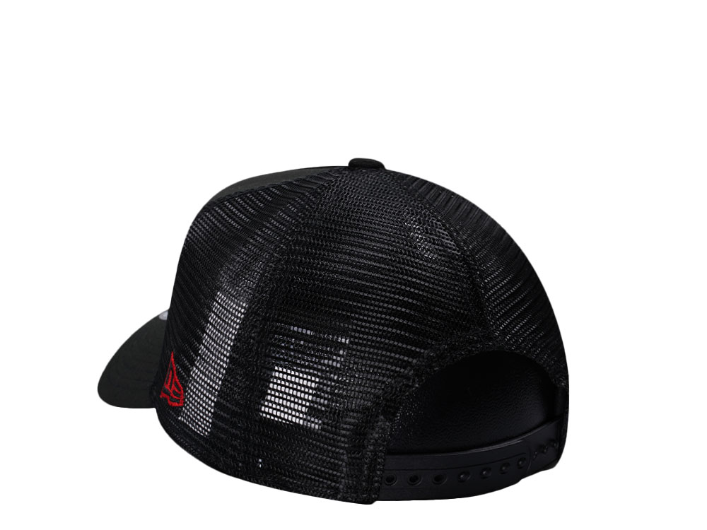 New Era Toronto Blue Jays Black Red 40th Anniversary Trucker 9Forty A Frame Snapback Cap