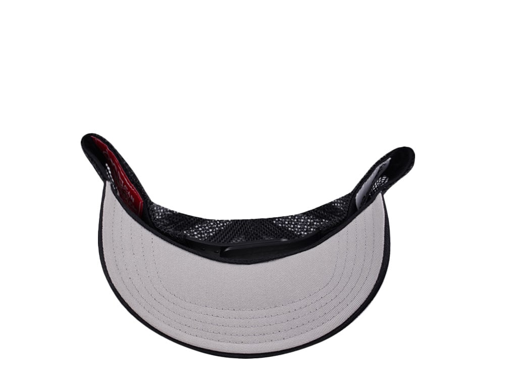American Needle Mack Truck Square Patch Valin Black Trucker Snapback Cap