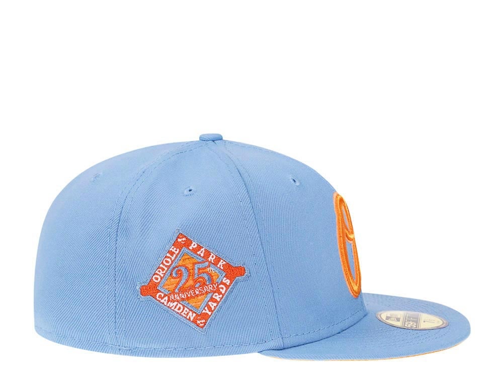 New Era Baltimore Orioles 25th Anniversary Cool Mango Edition 59Fifty Fitted Cap