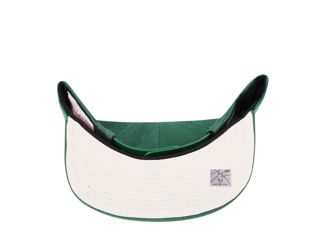 Mitchell & Ness Milwaukee Bucks NBA Embroidery Glitch Hardwood Classic Snapback Cap