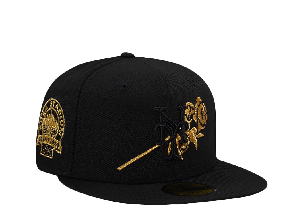 New Era New York Mets Shea Stadium Gold Rose Edition 59Fifty Fitted Cap