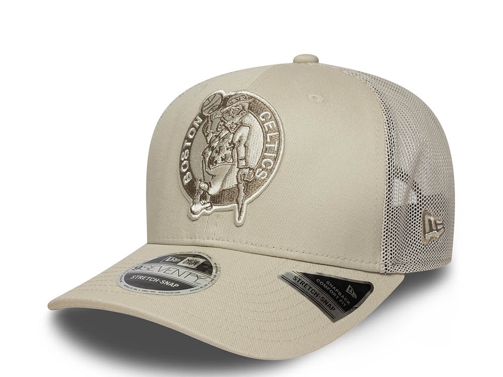 New Era Boston Celtics Tonal Stone 9Seventy Stretch Snapback Cap