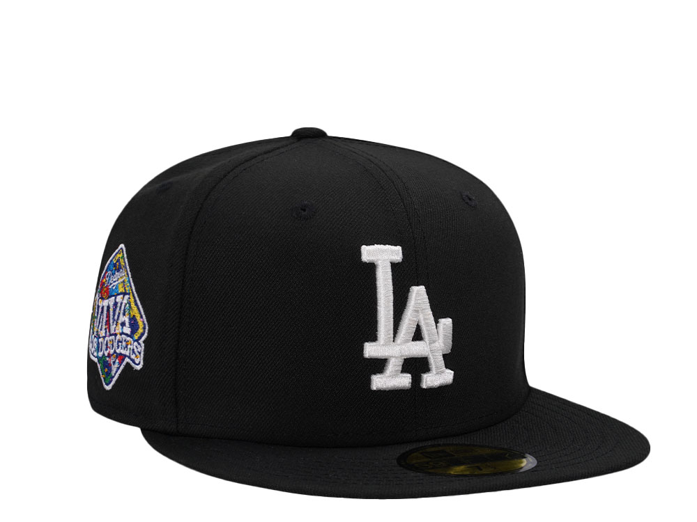 New Era Los Angeles Dodgers Viva LA Black Throwback Edition 59Fifty Fitted Cap