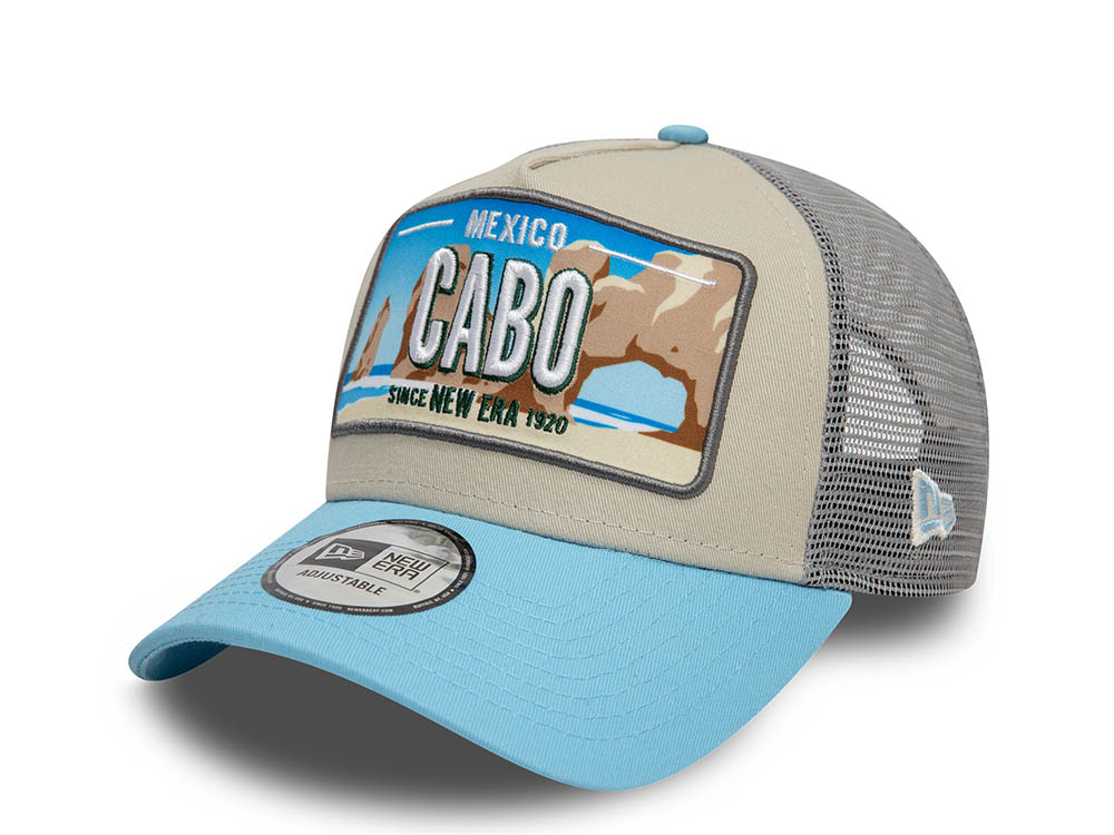 New Era Mexico License Plate 9Forty A Frame Trucker Snapback Cap