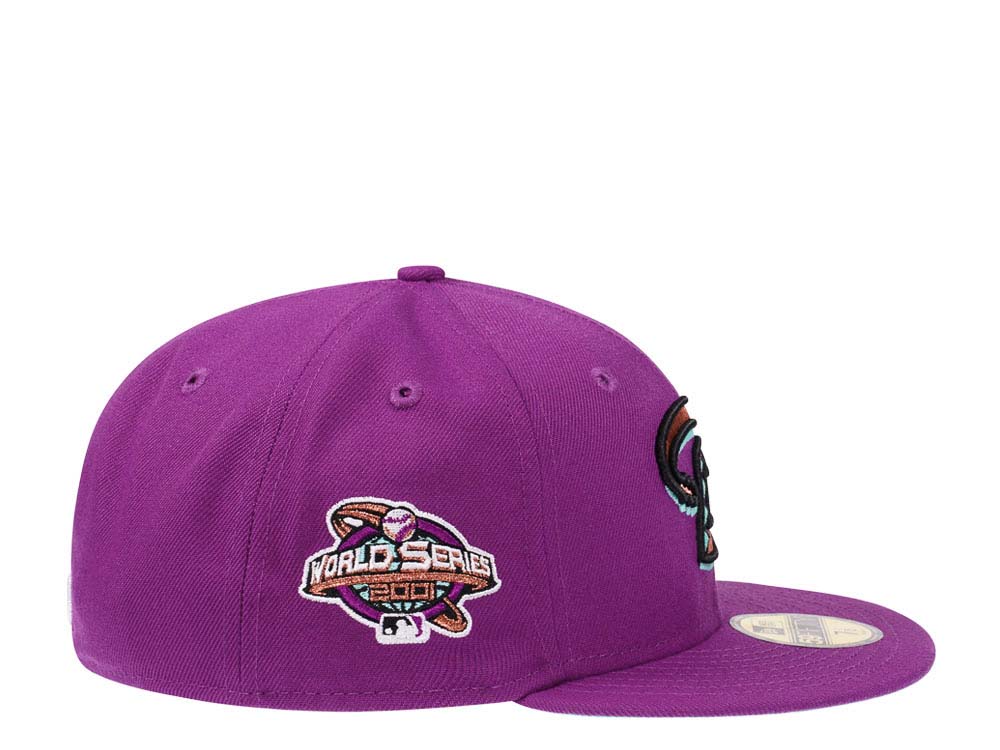 New Era Arizona Diamondbacks World Series 2001 Sparkling Mint Edition 59Fifty Fitted Cap