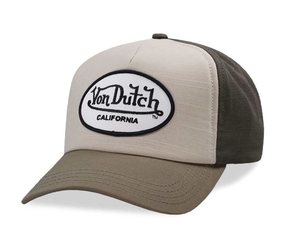 Von Dutch Oval Patch Dark Green Edition Snapback Cap