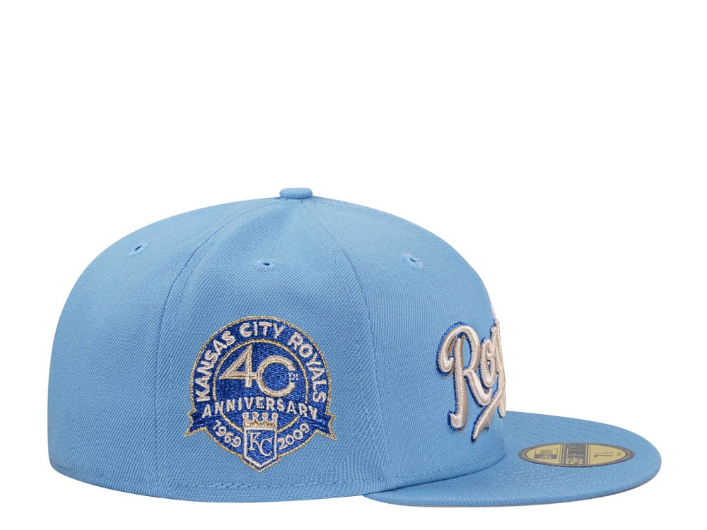 New Era Kansas City Royals 40th Anniversary Sky Classic Edition 59Fifty Fitted Cap