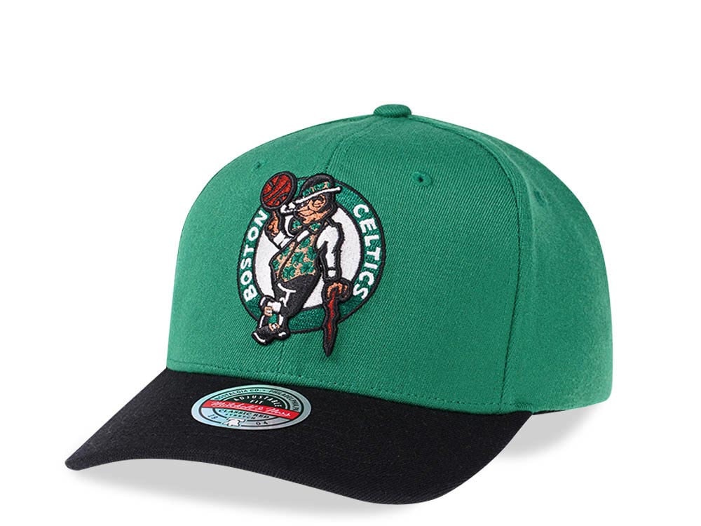 Mitchell & Ness Boston Celtics Two Tone Red Line Solid Flex Snapback Cap