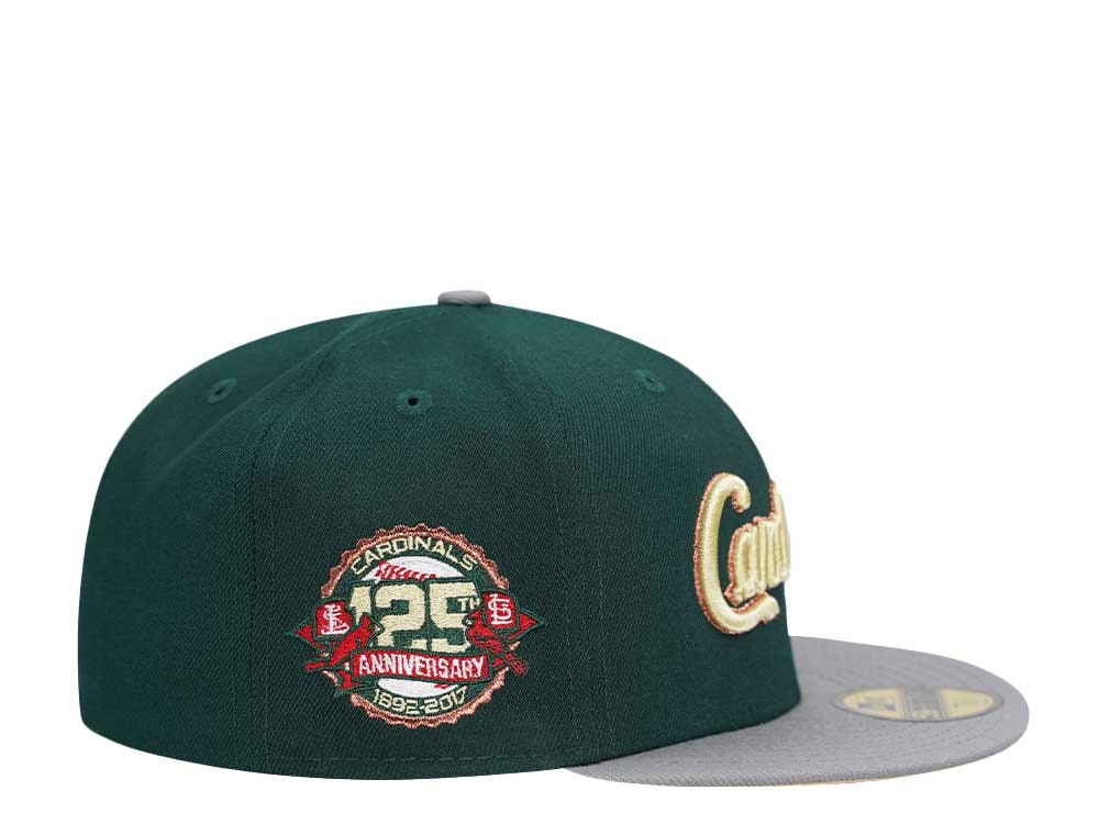 New Era St. Louis Cardinals 125th Anniversary Green Vegas Two Tone Edition 59Fifty Fitted Cap