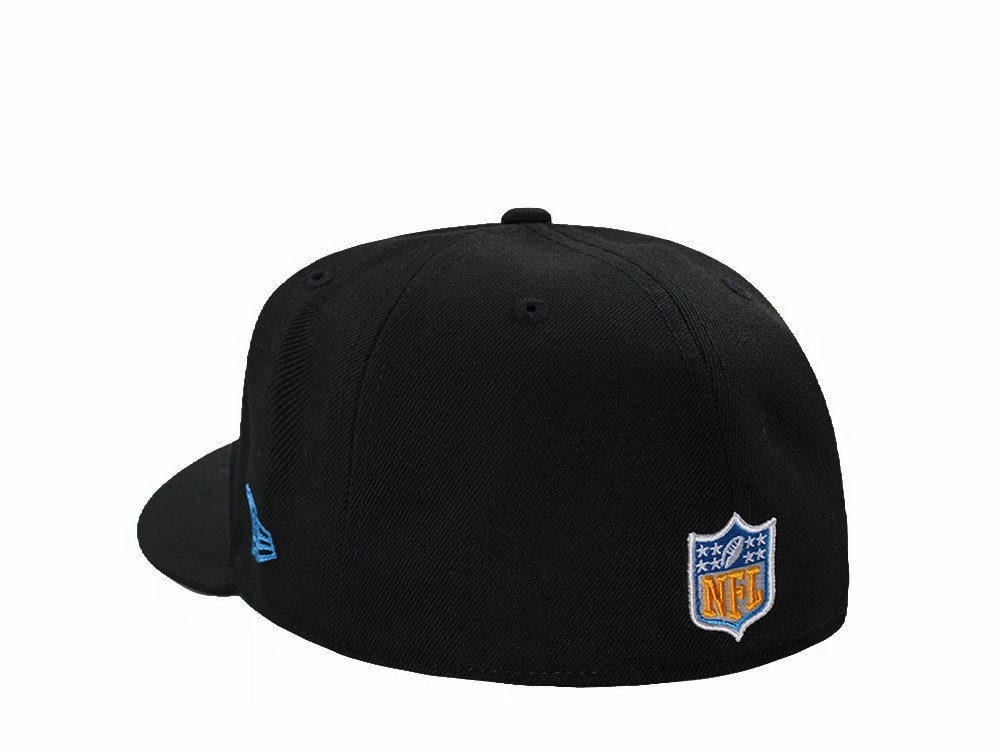 New Era Los Angeles Chargers Black Classic Edition Pre Curved 59Fifty Fitted Cap