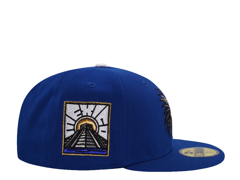 New Era Mexico Warrior Royal Blue Prime Edition 59Fifty Fitted Cap
