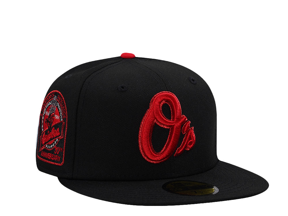 New Era Baltimore Orioles 30th Anniversary Black Prime Edition 59Fifty Fitted Cap