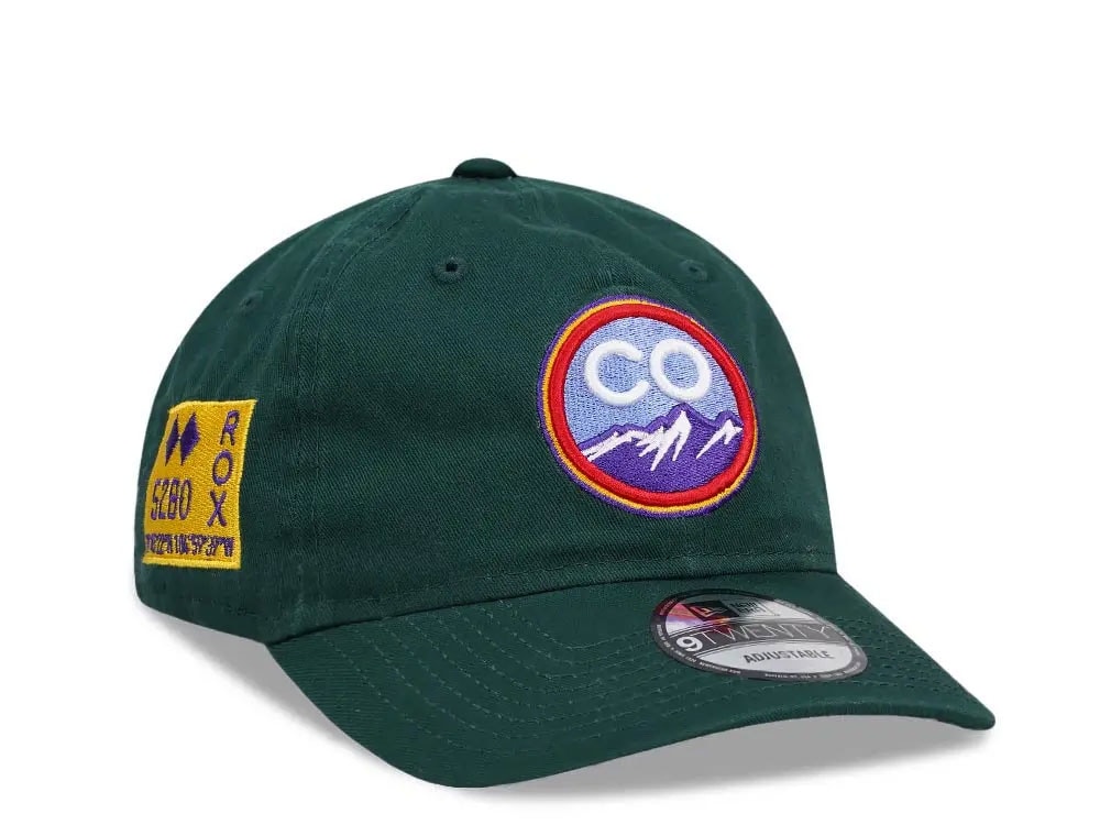 New Era Colorado Rockies 5280 Rox Green Edition 9Twenty Strapback Cap