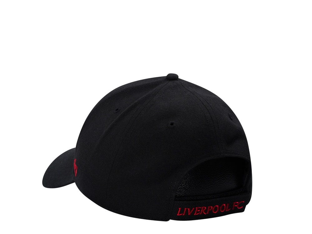 47Brand Liverpool FC Black and Red MVP Strapback Cap