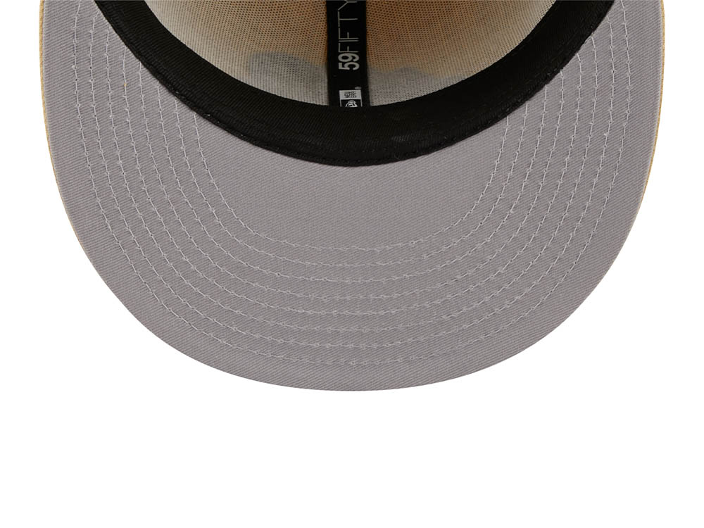 New Era Colorado Rockies 20th Anniversary Raffia Front Vegas Gold Edition 59Fifty Fitted Cap