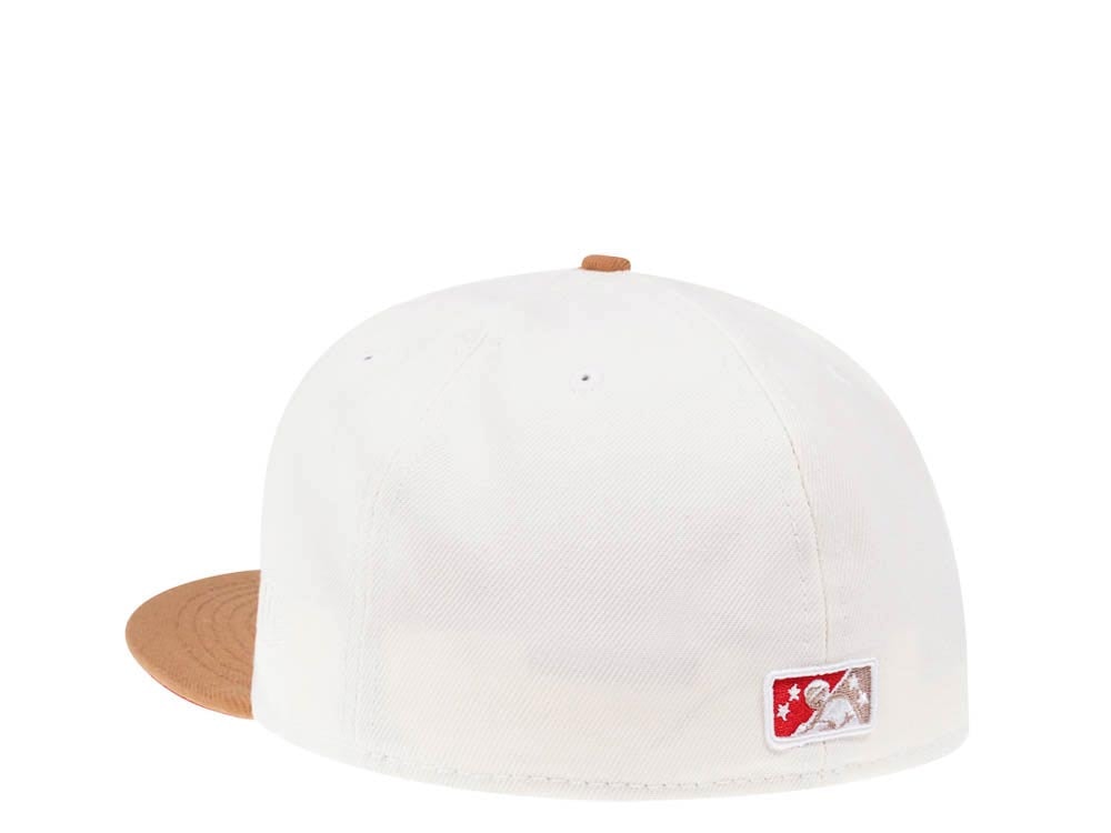 New Era Portland Beavers Cream Two Tone Prime Edition 59Fifty Fitted Cap