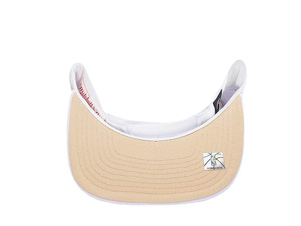 Mitchell & Ness Atlanta Hawks 25th Anniversary Winter White Hardwood Classic Snapback Cap