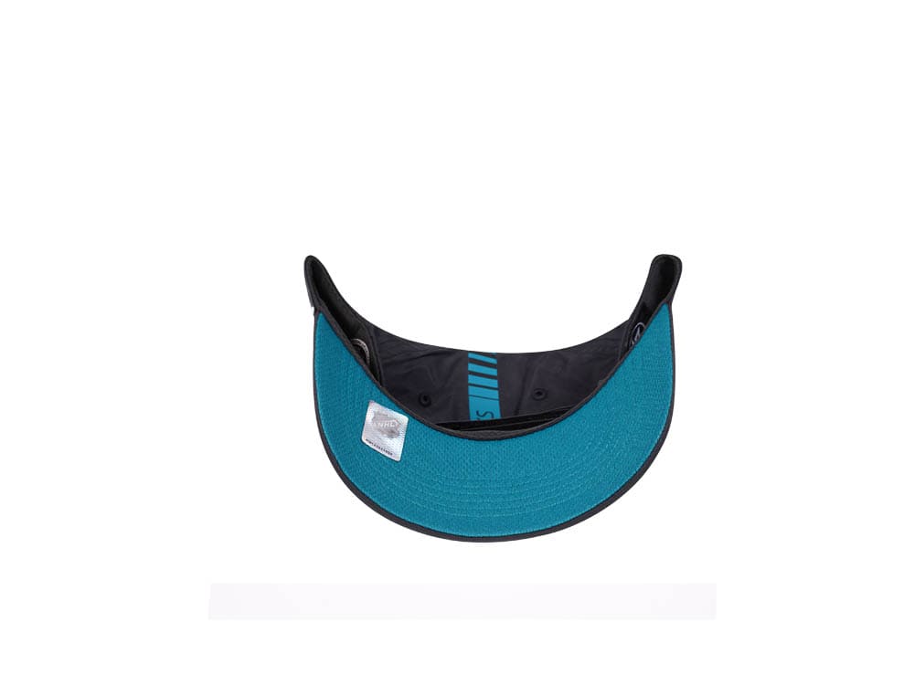 47Brand San Jose Sharks Black Back Line Nylon Strapback Cap