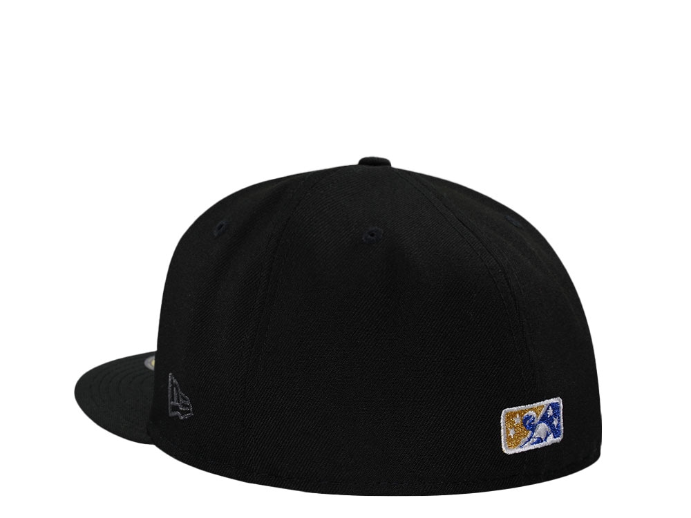 New Era Great Falls Electrics Metallic Blue Edition 59Fifty Fitted Cap