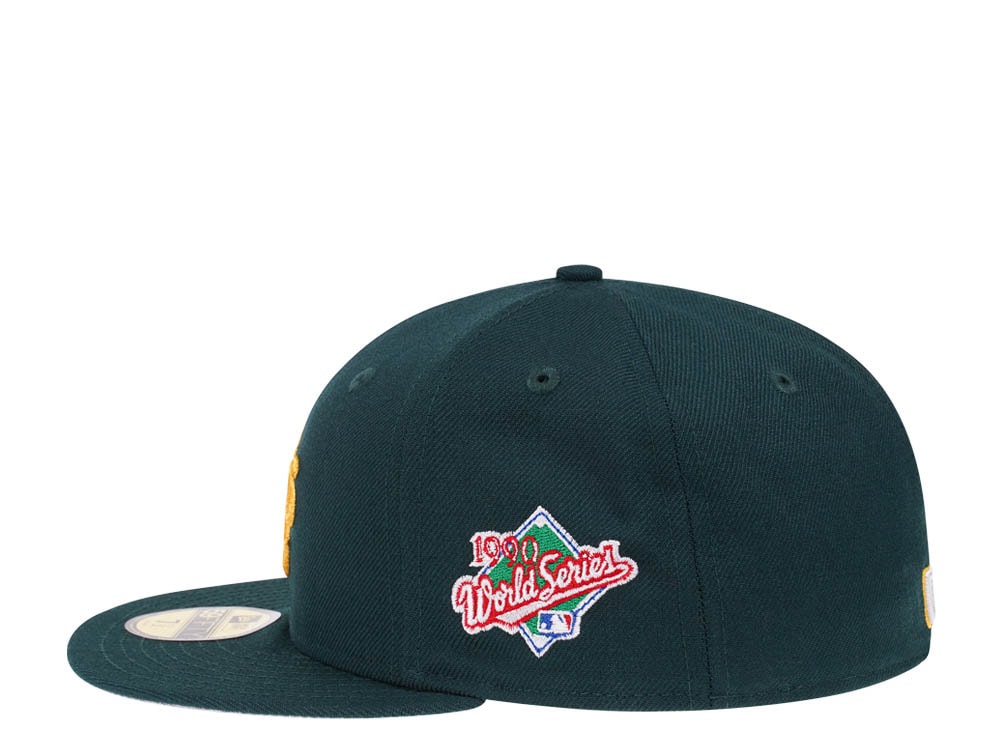 New Era Oakland Athletics World Series 1990 Dark Green Edition 59Fifty Fitted Cap