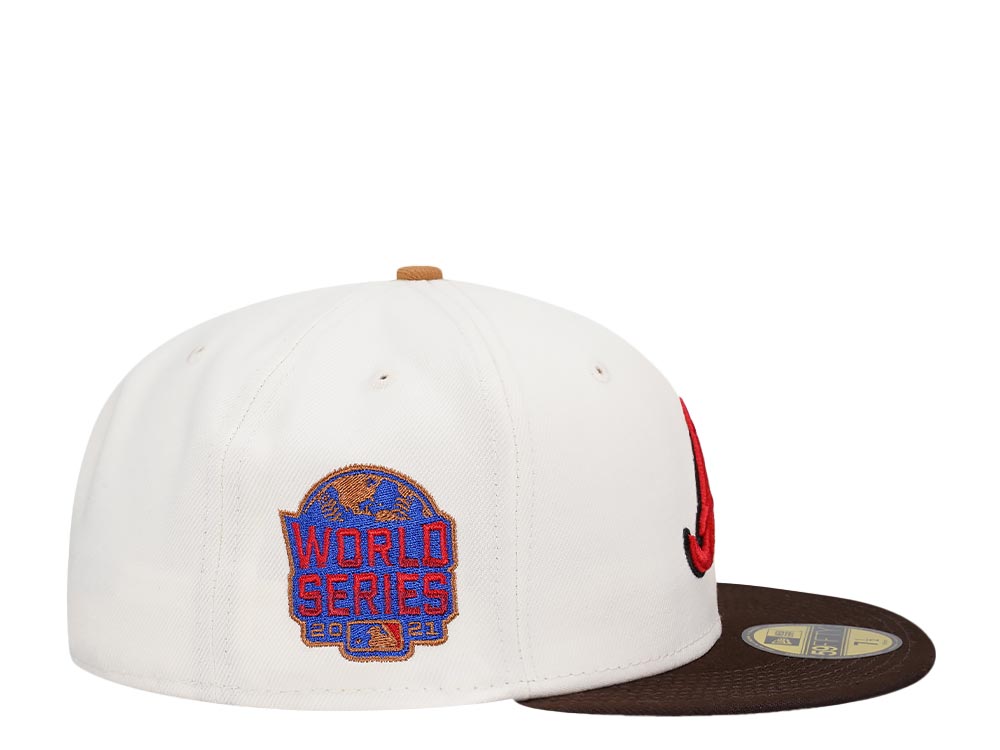 New Era Atlanta Braves World Series 2021 BBQ Two Tone Edition 59Fifty Fitted Cap
