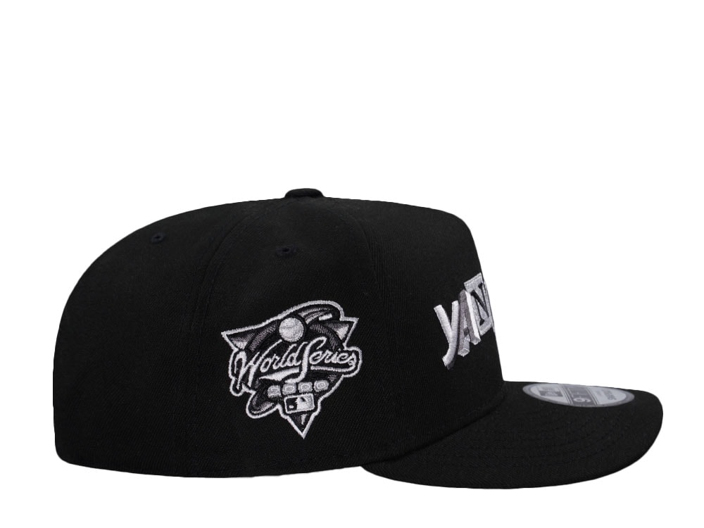New Era New York Yankees World Series 2000 Black Metallic Edition 9Fifty A Frame Snapback Cap
