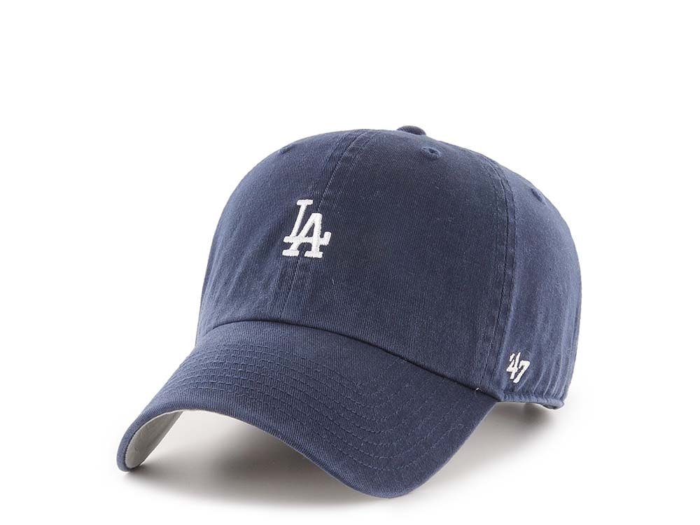 47Brand Los Angeles Dodgers Navy Base Runner Clean up Strapback Cap