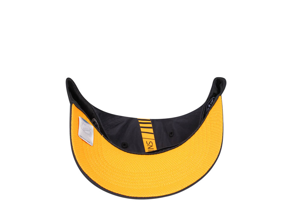 47Brand Pittsburgh Penguins Black Back Line Nylon Strapback Cap