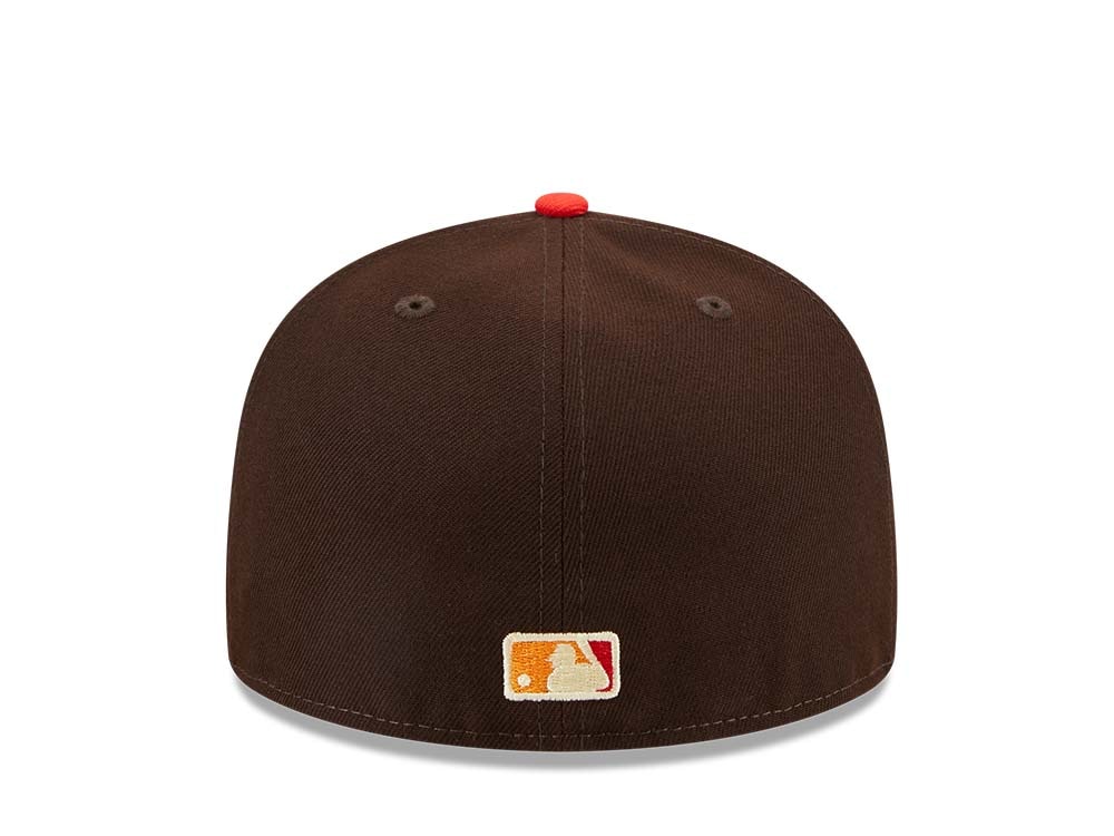 New Era Los Angeles Dodgers The Elements Brown Two Tone Edition 59Fifty Fitted Cap