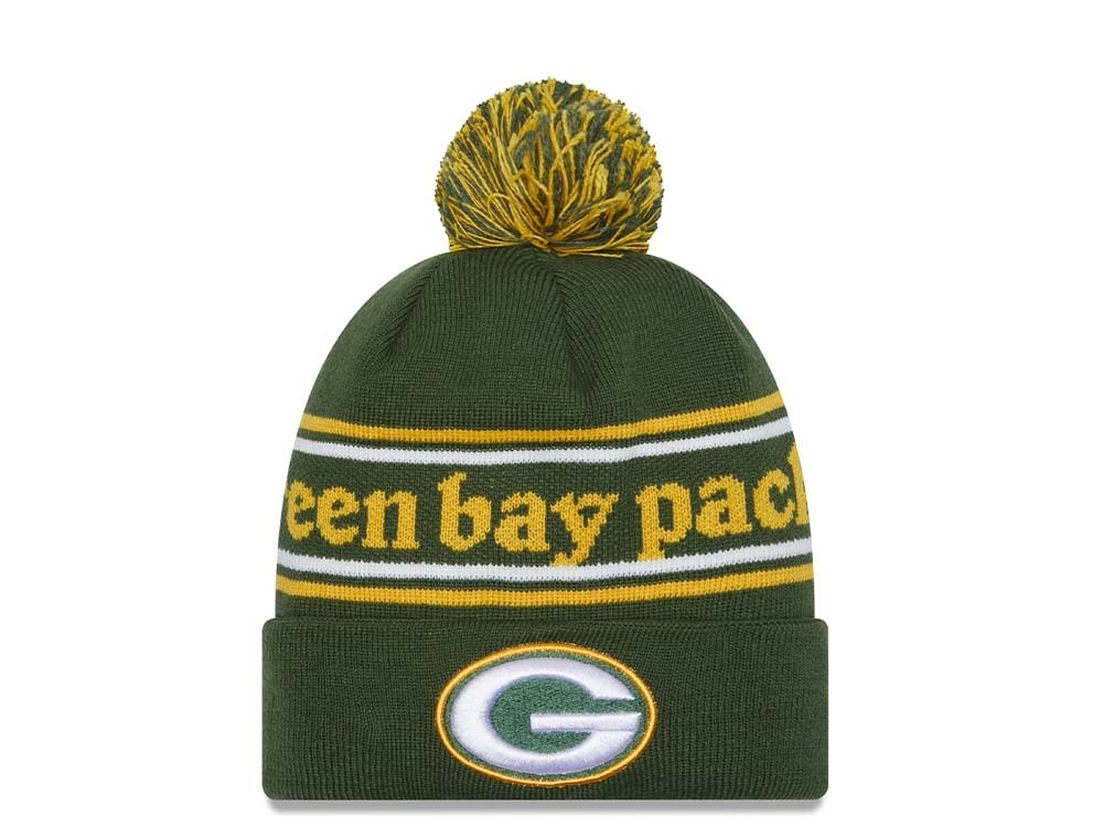 New Era Green Bay Packers Script Mütze