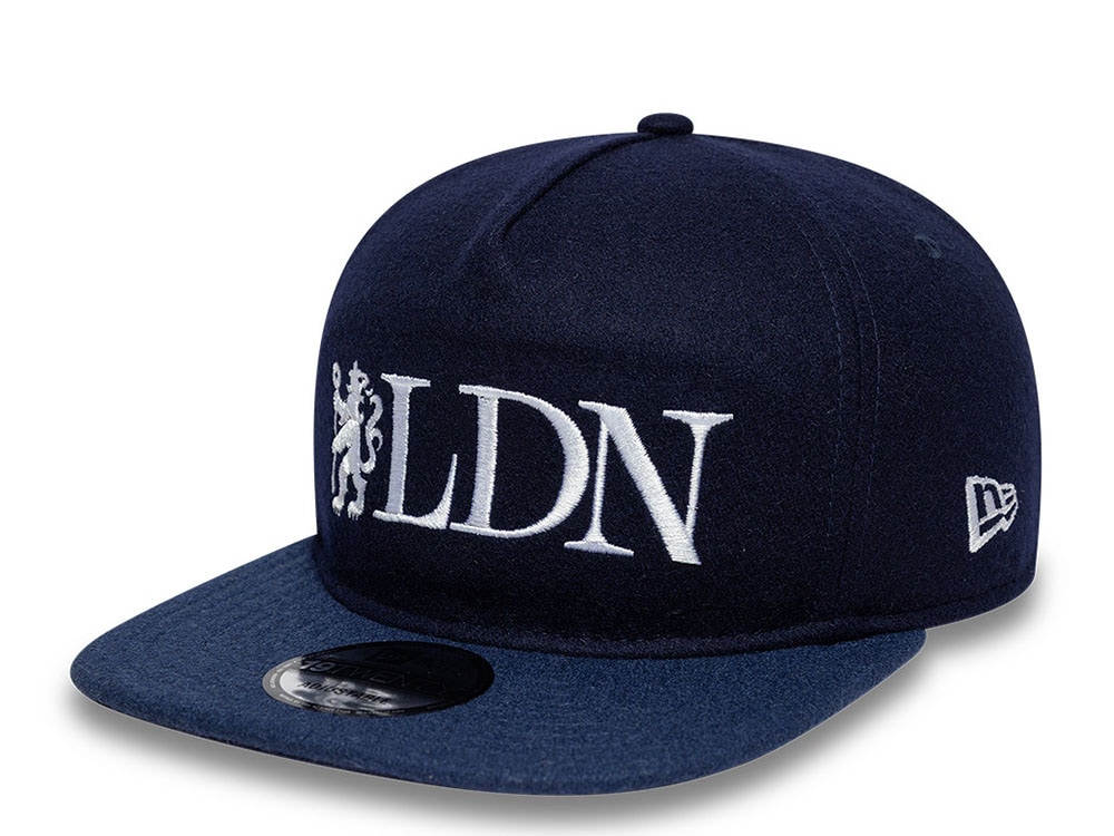 New Era Chelsea Fc Word Mark Wool Navy Edition 19Twenty Snapback Cap