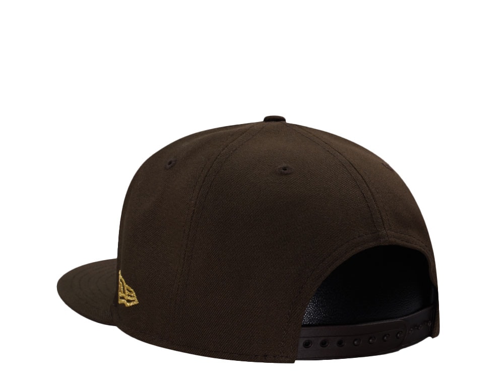 New Era Chicago Bulls 6x Champs Brown Prime Edition 9Fifty Snapback Cap