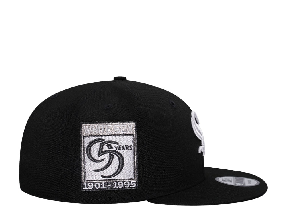 New Era Chicago White Sox 95 Years Black Metallic Edition 9Fifty Snapback Cap