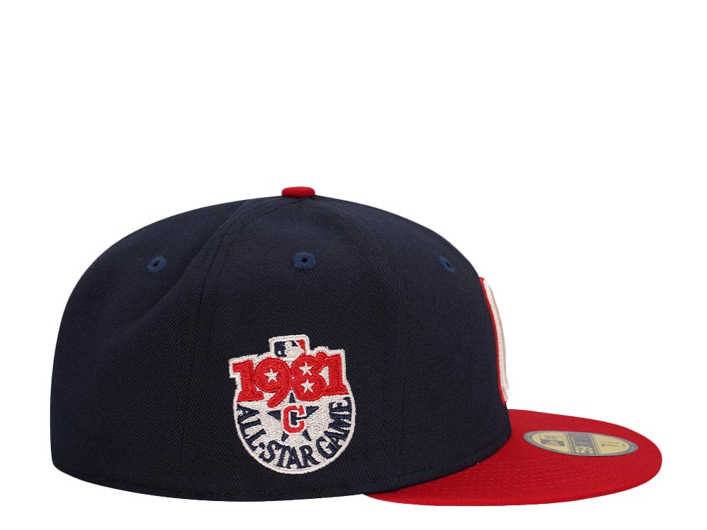 New Era Cleveland Indians All Star Game 1981 Prime Two Tone Throwback Edition 59Fifty Fitted Cap