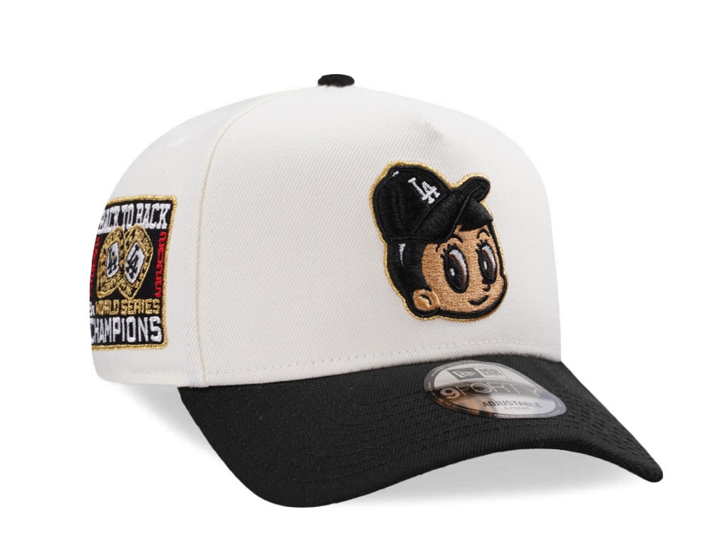 New Era Los Angeles Dodgers Back to Back Champions Ohtani Chrome Two Tone Edition 9Forty A Frame Snapback Cap
