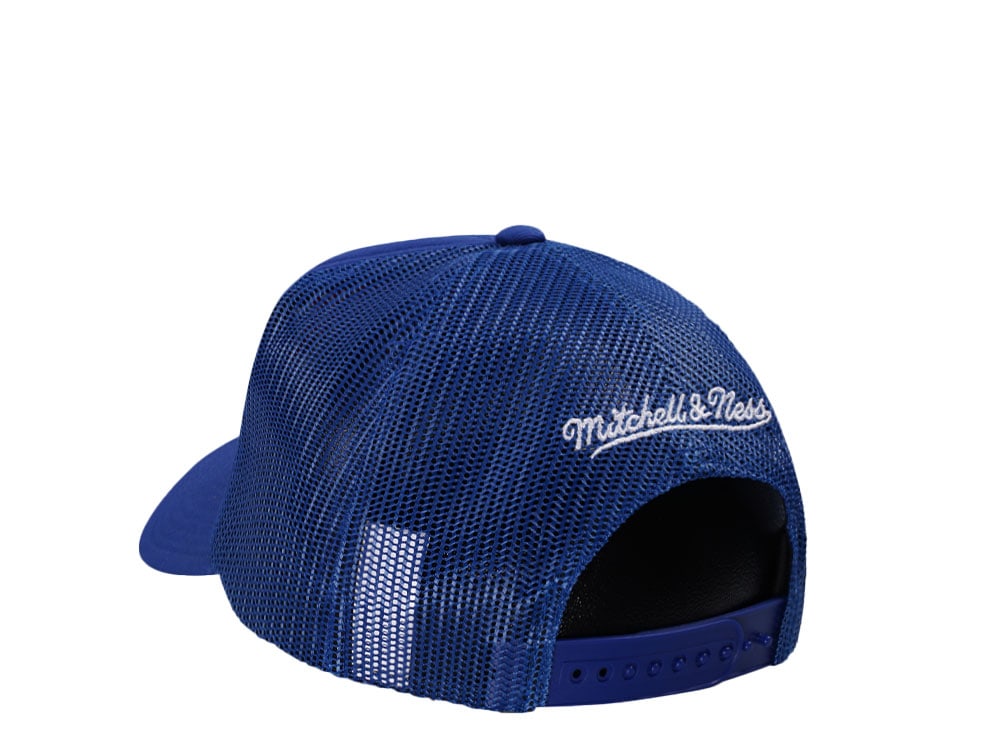 Mitchell & Ness New York Knicks Dark Blue Trucker Adjustable Fit Snapback Cap