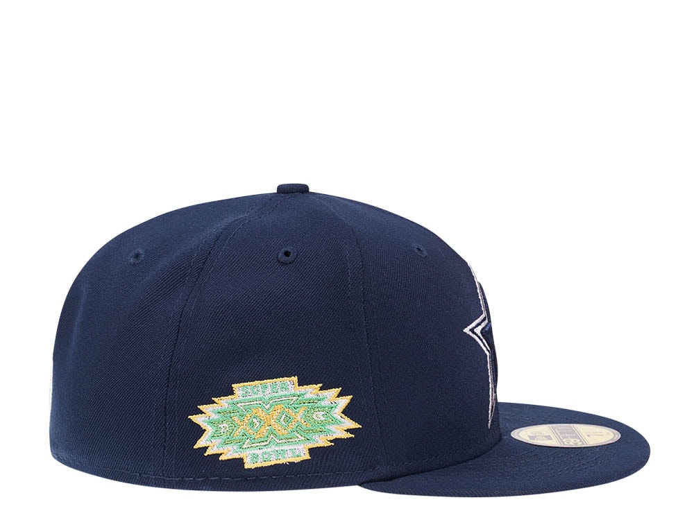 New Era Dallas Cowboys Citruspop Patch Super Bowl XXX 59fifty Fitted Cap