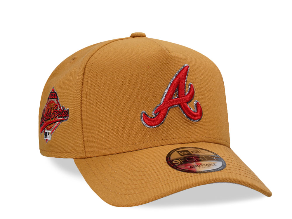 New Era Atlanta Braves World Series 1995 Panama Prime Edition 9Forty A Frame Snapback Cap