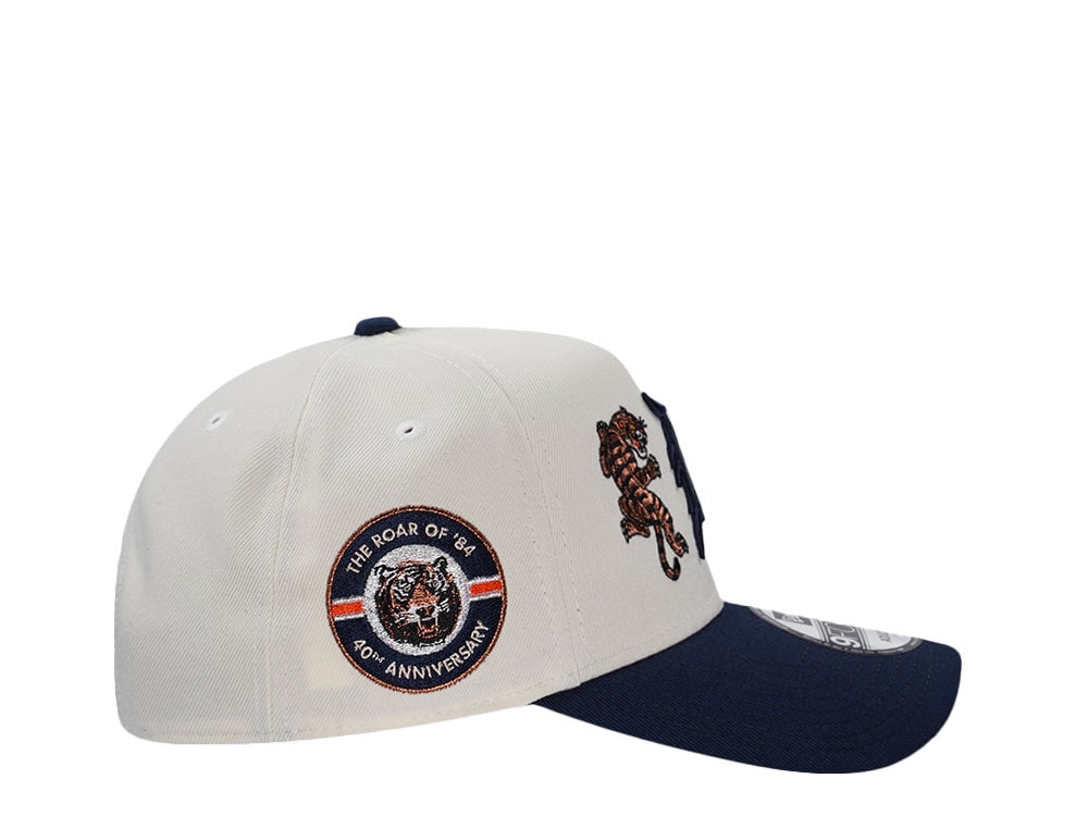 New Era Detroit Tigers 40th Anniversary Chrome Two Tone Edition 9Forty A Frame Snapback Cap