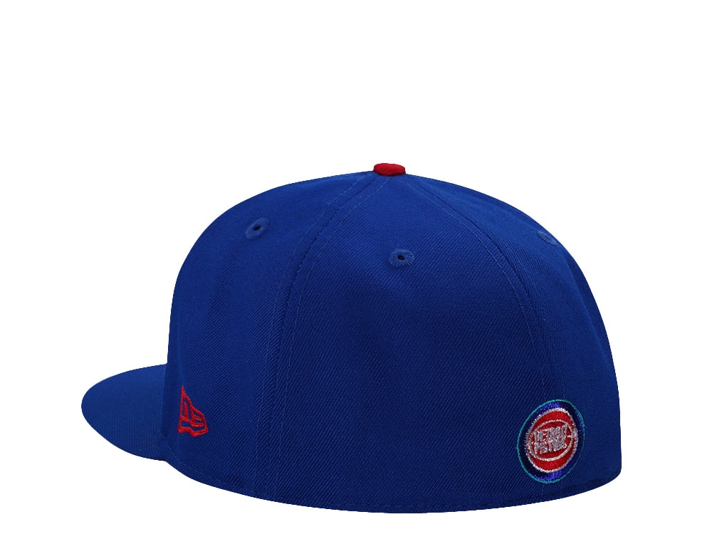 New Era Detroit Pistons 50th Anniversary Blue Prime Edition 59Fifty Fitted Cap