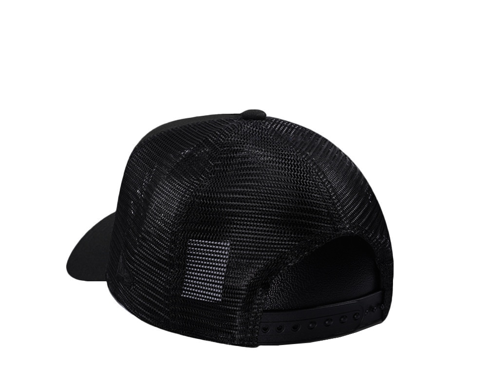 New Era Chicago White Sox Black On Black Edition 9Forty A Frame Trucker Snapback Cap