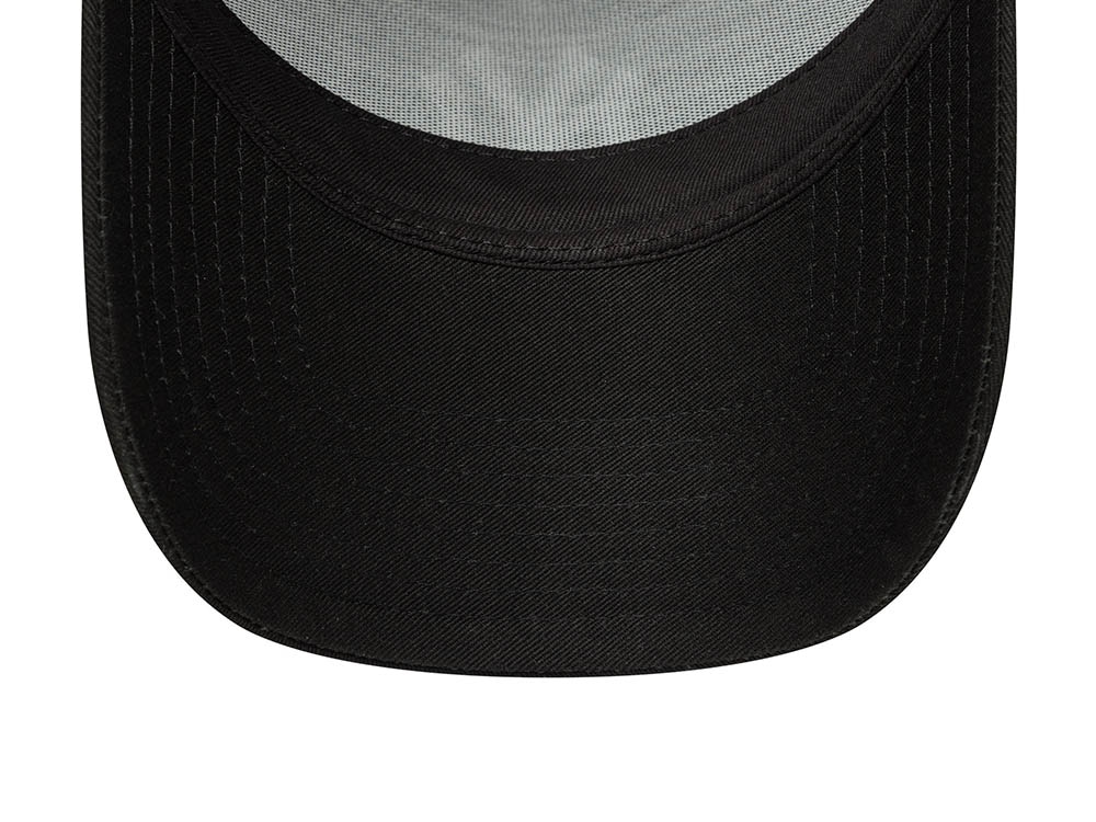 New Era New York Yankees League Essential Black and White 9Forty A Frame Snapback Cap