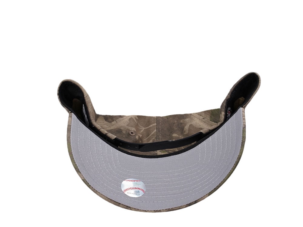 New Era Baltimore Orioles Leaf Camo Copper 9Forty A Frame Snapback Cap