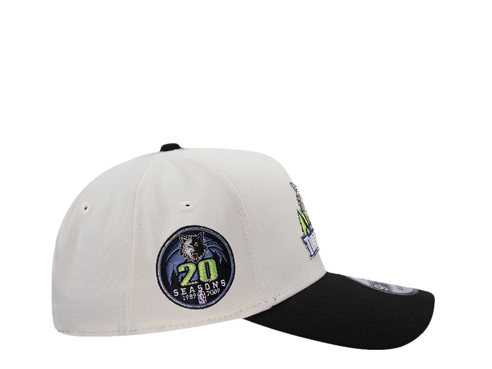 New Era Minnesota Timberwolves 20 Seasons Chrome Two Tone Edition 9Forty A Frame Snapback Cap