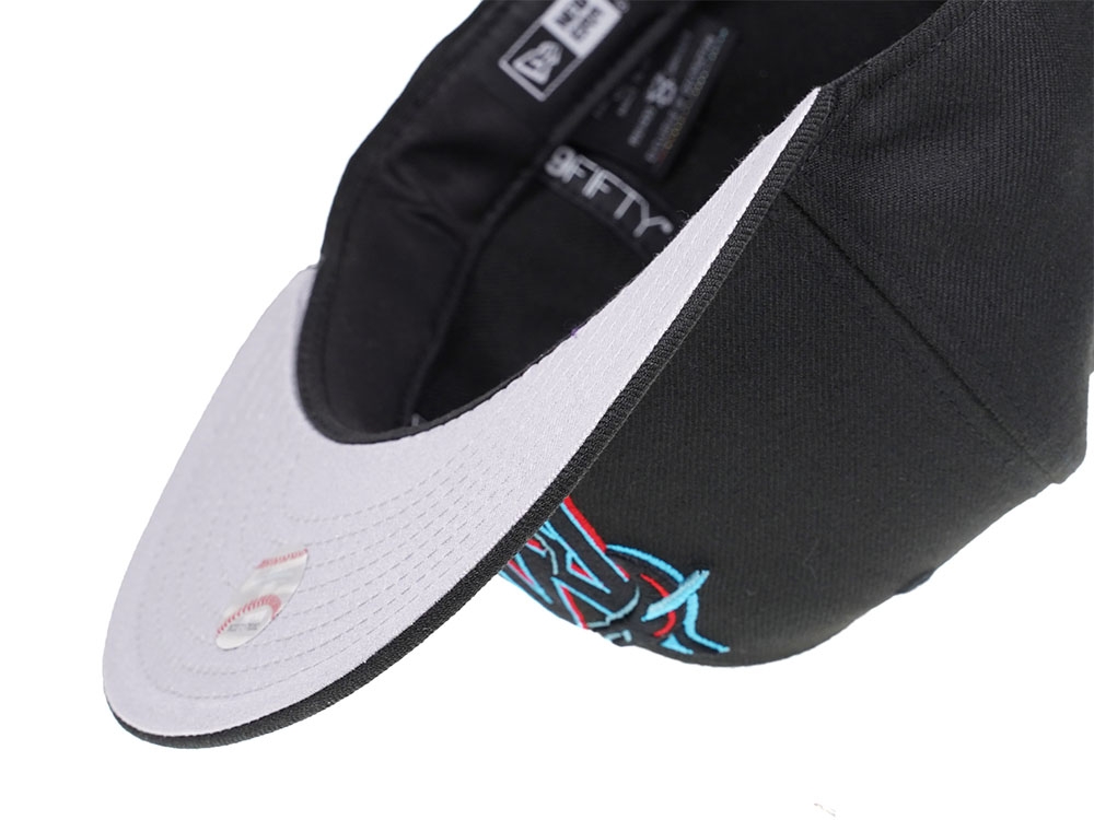 New Era Miami Marlins Black Edition 9Fifty Snapback Cap