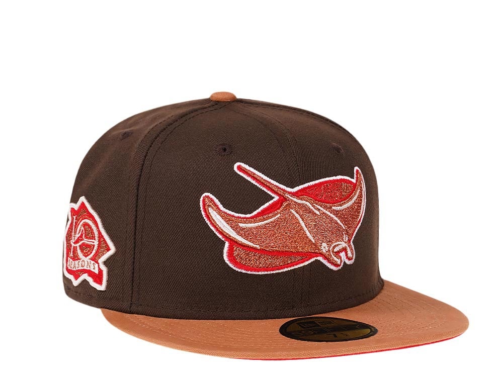 New Era Tampa Bay Rays 10th Anniversary Copper Canvas Edition 59Fifty Fitted Cap