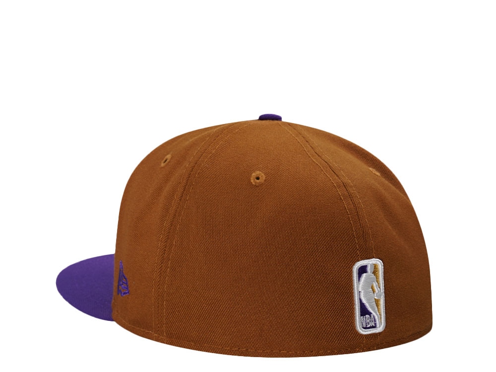 New Era Los Angeles Lakers Bourbon Two Tone Prime Edition 59Fifty Fitted Cap