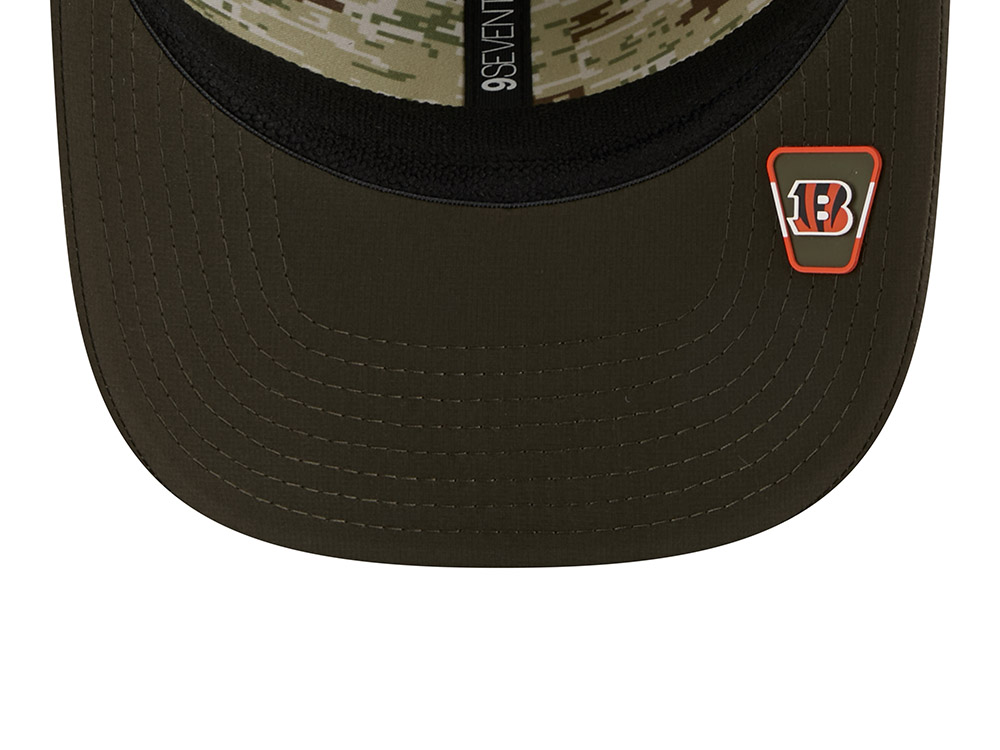 New Era Cincinnati Bengals Salute To Service 2025 9Seventy Snapback Cap
