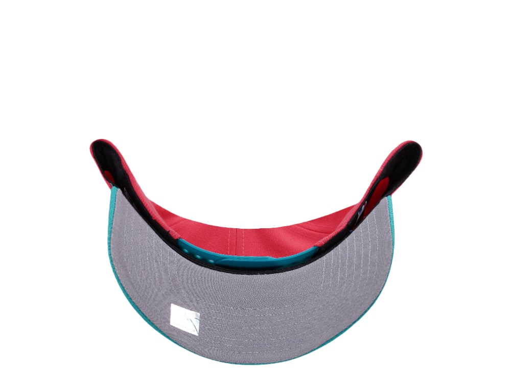 New Era Miami Heat Coral Two Tone Edition 9Forty A Frame Snapback Cap